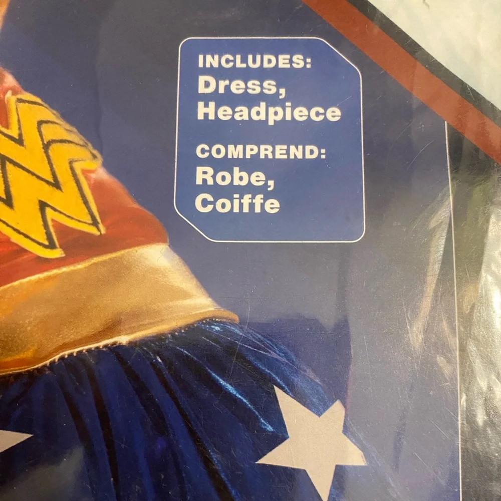 DC Wonder Woman Pet Costume / Size Large / NWT